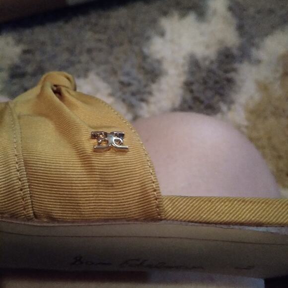 Sam Edelman Shanti Knotted Trim Pointed Toe Slide Mules Tuscan Yellow 8.5 - Picture 7 of 10